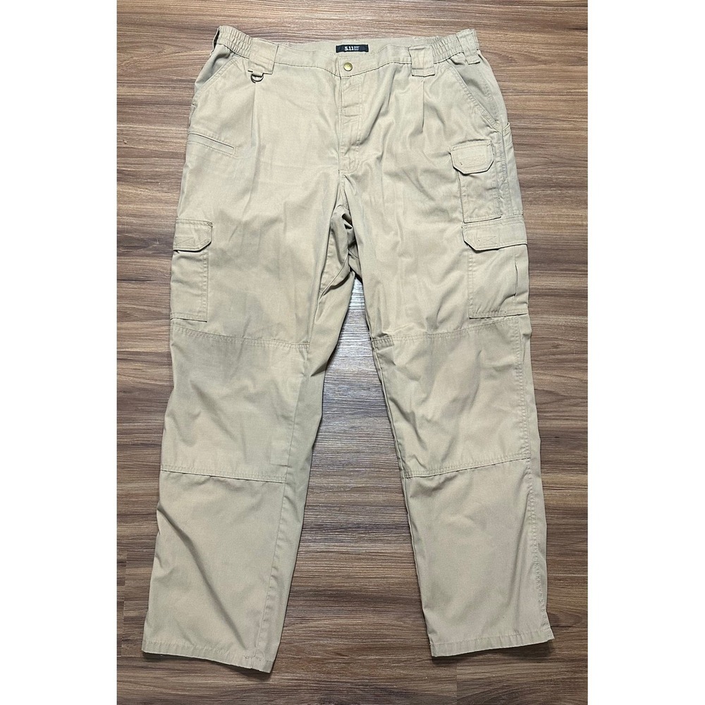 511 Tactical Mens Taclite Khaki Ripstop Cargo Work Wear Pants Sz 42x34